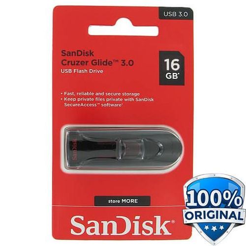 Sandisk 16GB Cruzer Glide 3.0 USB Flash Drive