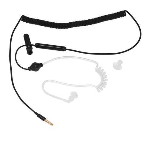 915 Generation In-Ear Mono Earbud Headphones with Mic Spring Coil Reinforce