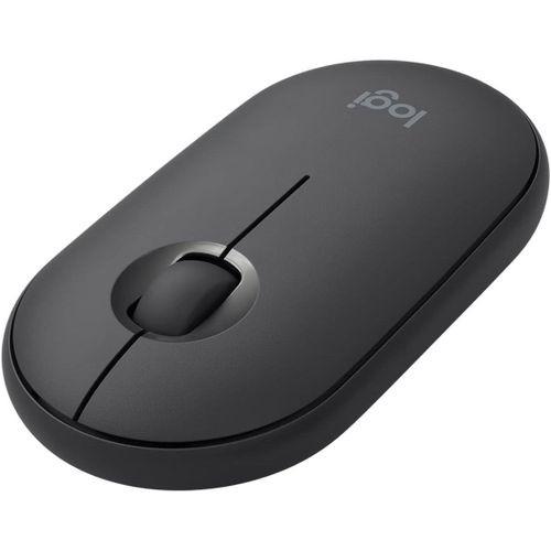 Logitech Pebble Wireless Mouse With Bluetooth Or 2.4 GHz Receiver, Silent, Slim With Quiet Clicks-gray