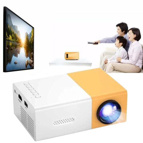 YG300 Mini Projector Audio YG-300 HD USB Mini Projector Support 1080P Home Media Player Home Theater Cinema NO5119