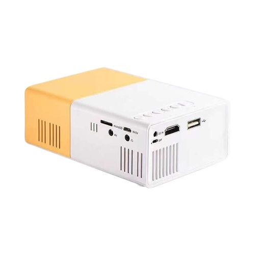 YG300 Mini Projector Audio YG-300 HD USB Mini Projector Support 1080P Home Media Player Home Theater Cinema NO5119