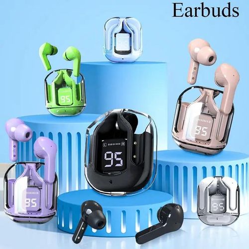 Hqai h4 TWS earphone wireless Bluetooth 5.0 headphones LED display sport gaming headsets noise reduction earbuds with mic