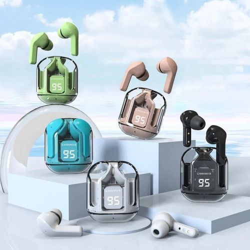 Hqai h4 TWS earphone wireless Bluetooth 5.0 headphones LED display sport gaming headsets noise reduction earbuds with mic