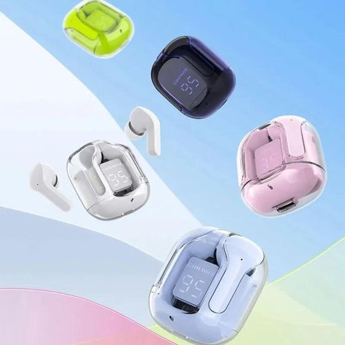 Hqai h4 TWS earphone wireless Bluetooth 5.0 headphones LED display sport gaming headsets noise reduction earbuds with mic