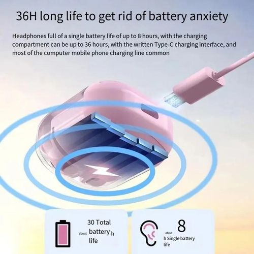 Hqai h4 TWS earphone wireless Bluetooth 5.0 headphones LED display sport gaming headsets noise reduction earbuds with mic