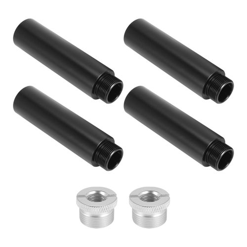 4Pcs Mic Stand Extension Tubegood 5/8Inch Female to 5/8Inch Mal