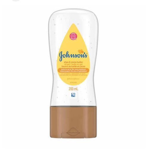 Johnson's Baby Oil Gel With Shea & Cocoa Butter - 6.5 Fluid Ounce