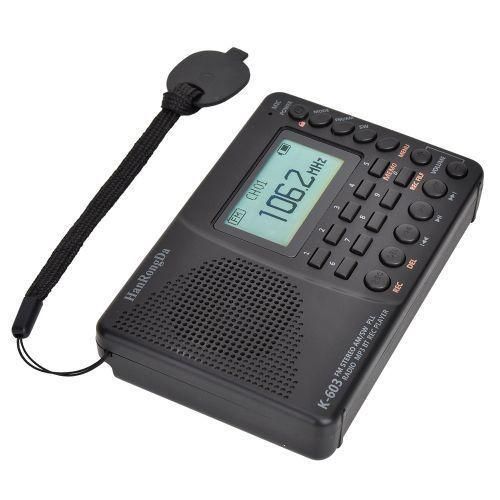 HRD-603 Portable Radio AM/FM/SW/BT/TF Pocket Radio USB MP3 NO5124