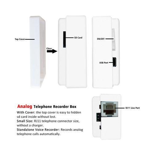 Mini Telephone Call Recorder,Record Telephone Voice NO5124