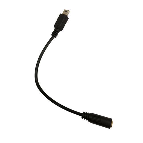 Mini USB To 3.5mm Mic Microphone Adapter Cable Cord