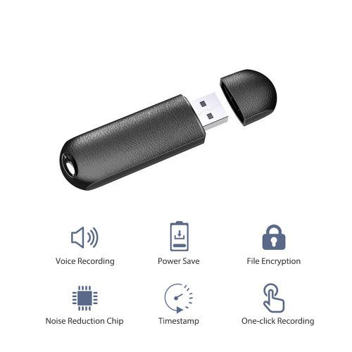 8Gb Mini Voice Activated Recorder Usb 2.0 Flash Drive 96