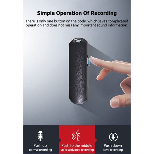 8Gb Mini Voice Activated Recorder Usb 2.0 Flash Drive 96