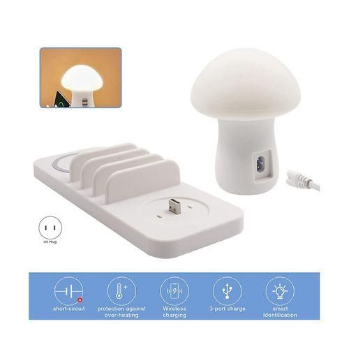 Fast Charge Station for Multiple Devices LED Light ChargerUS