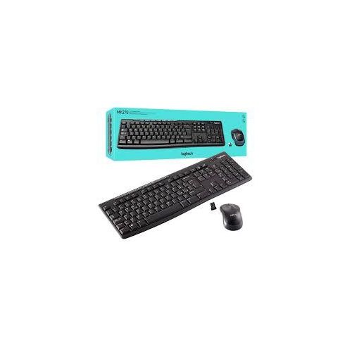 Logitech MK270 Wireless Keyboard And Mouse Combo-Black