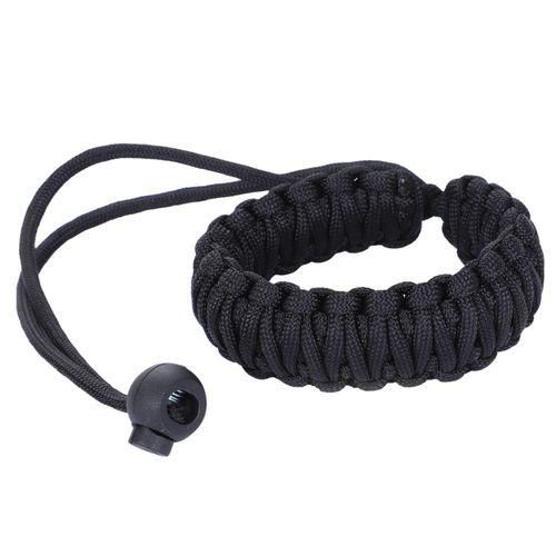 Digital Camera Wrist Hand Strap Grip Para cord Braided Wristband for Nikon Canon Sony Pentax SLR DSLR black