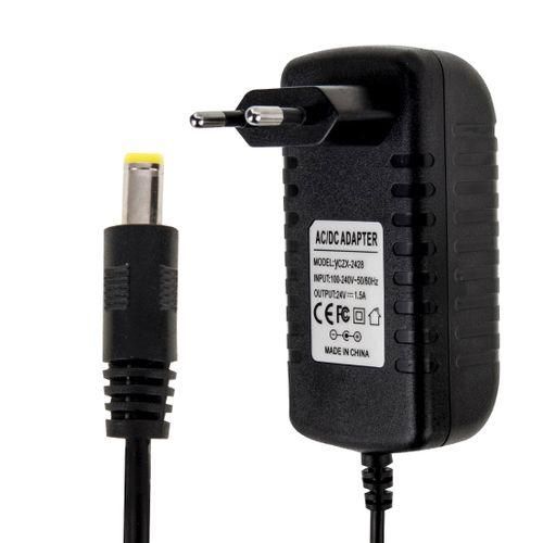 EU Plug AC 100240V To DC 24V 1.5A Power Adapter