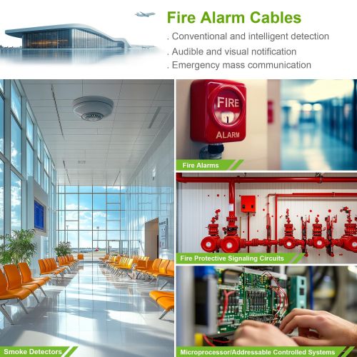 XLT Shielded Alarm Control Cable 100 meter Riser Alarm Cable Full Copper for Fire/Sound/Security - Red