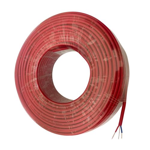 XLT Shielded Alarm Control Cable 100 meter Riser Alarm Cable Full Copper for Fire/Sound/Security - Red