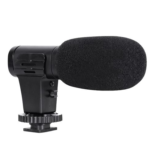 Video Microphone On-Camera Mini Condenser Record Interview V