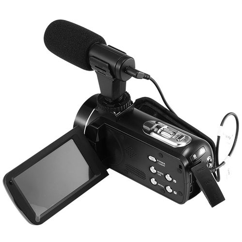 Video Microphone On-Camera Mini Condenser Record Interview V