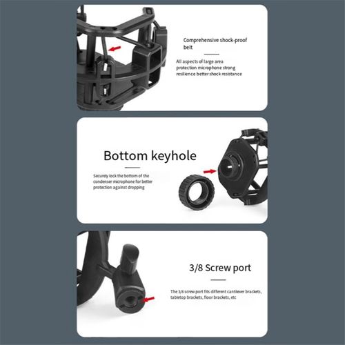 Microphone Shock Mount for LCT-240 Live Broadcast Mic Record