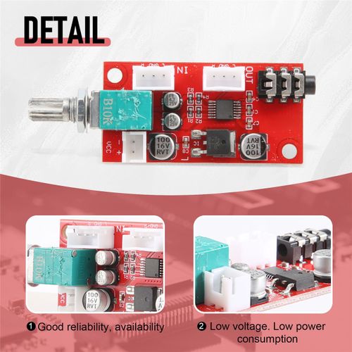 Headphone Amplifier Board MAX4410 Miniature Amp Can Be Used