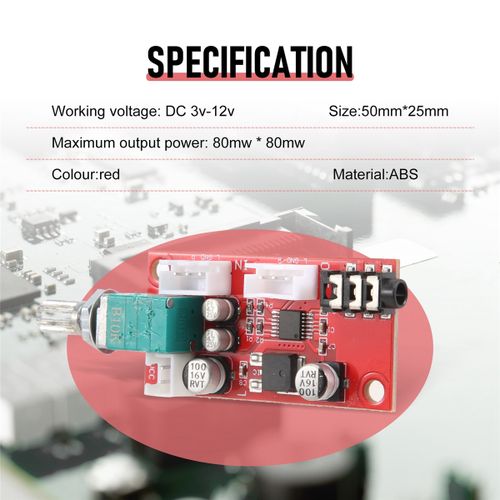 Headphone Amplifier Board MAX4410 Miniature Amp Can Be Used