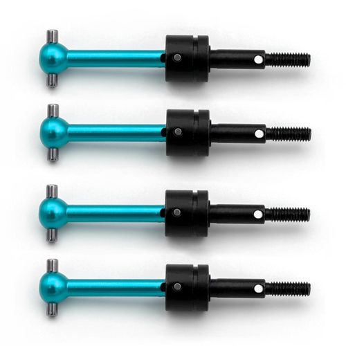 Aluminum Alloy Universal CVD Drive Shaft Dogbone Joint Replacement for  Tamiya TT01 TT02 1/10 Remote Control Car