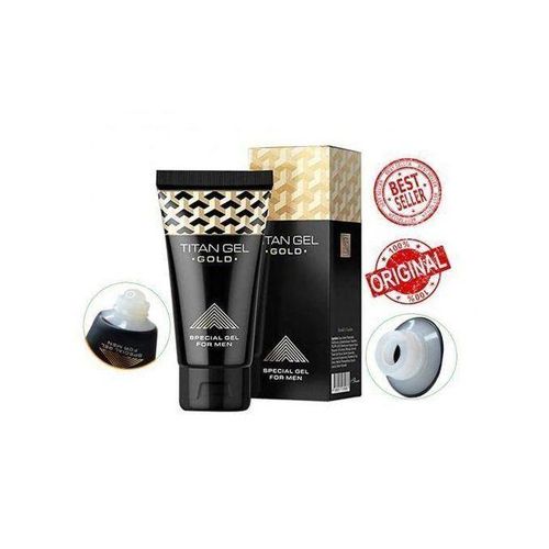 Titan Gel Gold Original White Neck Special Men Gel For Big Size Long Size And Delay - 50ml
