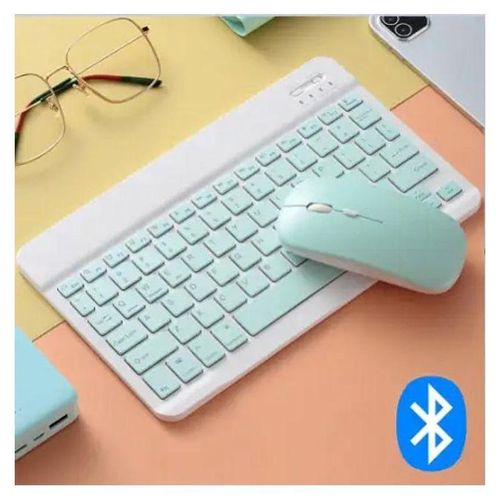 Portable Rechargeable Bluetooth Keyboard & Mouse Set combo