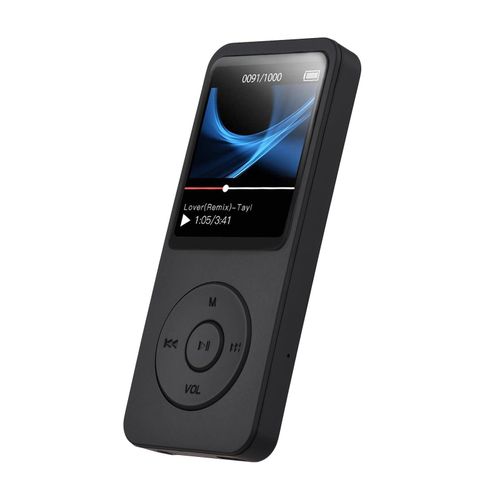 Portable MP4 Player with 64GB Memory Card MP3 Music Player 1.77 Inch LCD Screen Video Player Photo Viewer Support Music FM Radio Video E-book Recorder