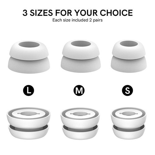 915 Generation 3 Pair Silicone Earbuds for Galaxy Buds Pro Headphones,Black