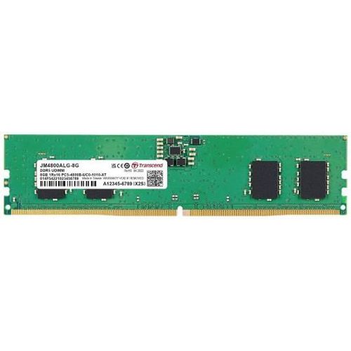 Transcend JM4800ALG-8G JetRam 8GB (1x8GB) DDR5-4800MHz CL40 1.1V Desktop Memory