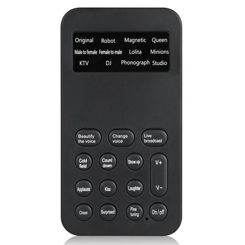 Mini Voice Changer Sound Effects Machine Audio Card 8 Fixed