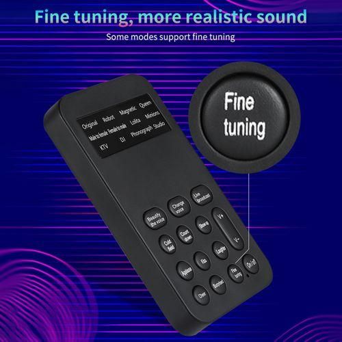 Mini Voice Changer Sound Effects Machine Audio Card 8 Fixed