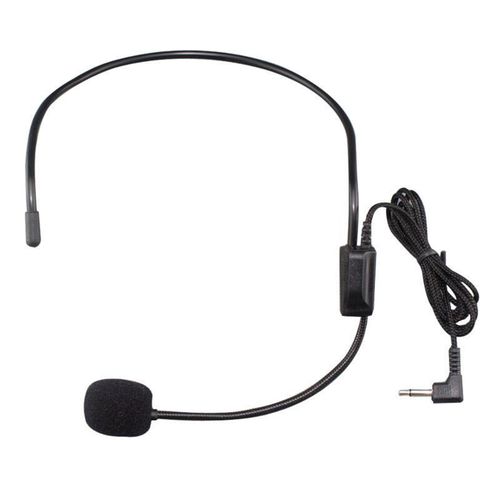 Upgraded Wired Microphone Headset 3.5mm Tour Guides Headset Microphone Amplifier for Teachers Coaches NO5314