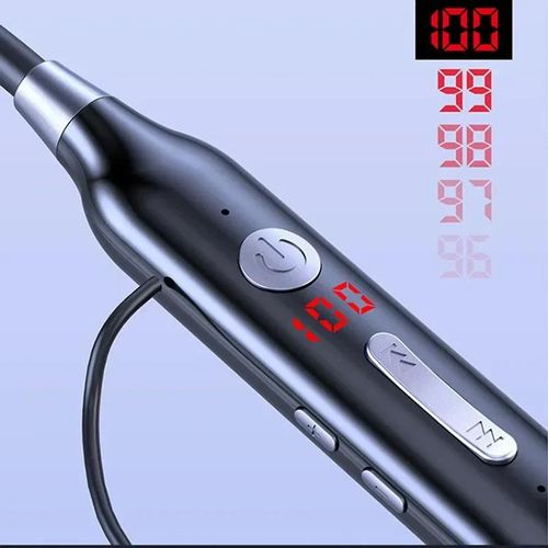 100 hours Bluetooth neckband earphone IC suction sound stereo headset waterproof wireless sports earbud with HD mic