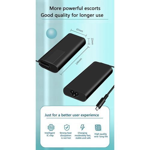 130W 20V6.5A Laptop Type-C 2.7M Power Adapter for INSPIRON XPS M1710/2310/
