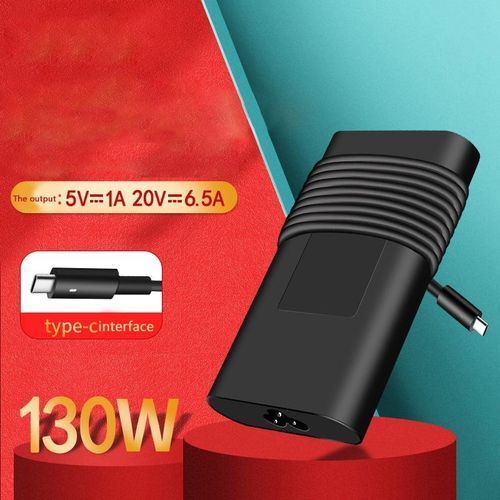 130W 20V6.5A Laptop Type-C 2.7M Power Adapter for INSPIRON XPS M1710/2310/