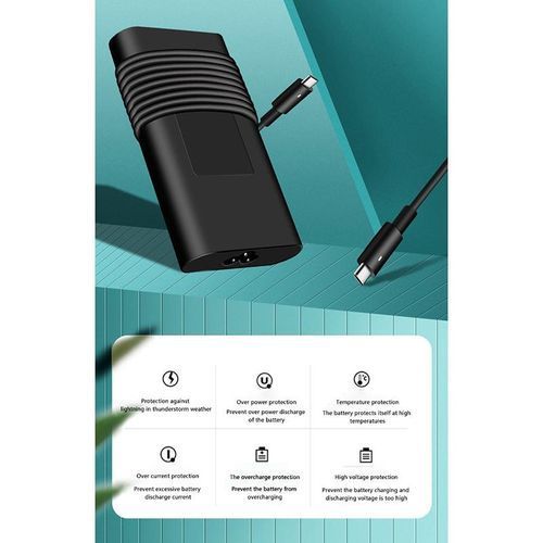 130W 20V6.5A Laptop Type-C 2.7M Power Adapter for INSPIRON XPS M1710/2310/