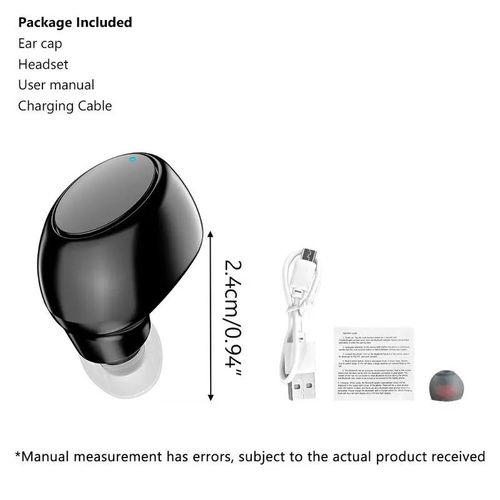 X6 single-side headset mini Bluetooth sports invisible headset car single-ear in-ear 5.0 small headset