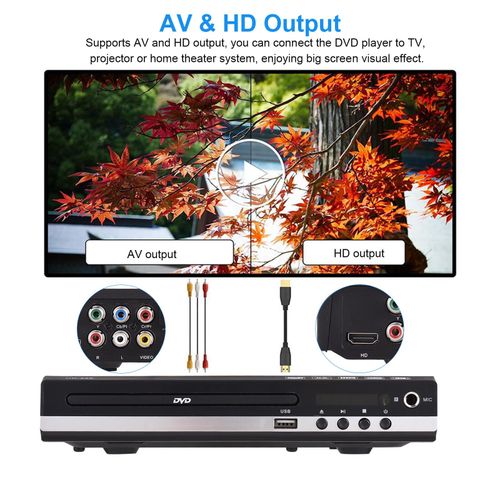 HD-229 Home DVD Player DVD CD Disc Player Digital