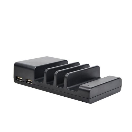 4 Ports Desktop Charging Station Family Office Multi Quick USB Charger Dock Stations With Stand Power Adapter,Default NO5245