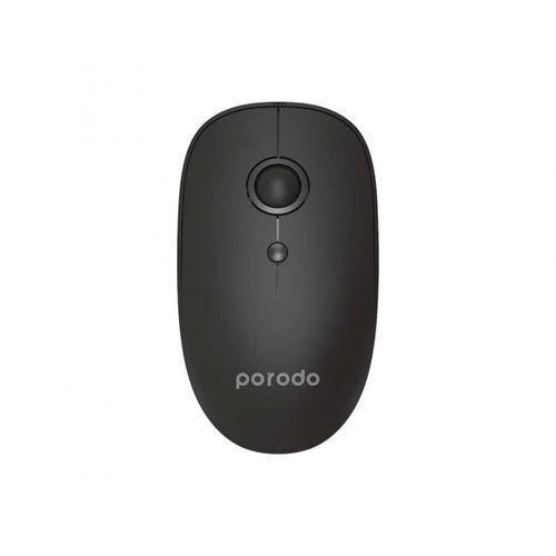 Porodo 2 In 1 Wireless Bluetooth Mouse - Black
