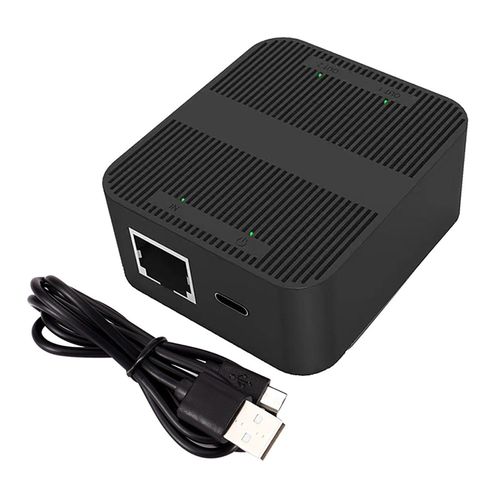 RJ45 Ethernet Splitter 1 to 2 Cable USB C Power Ethernet Splitter 100Mbps Transmission Speed Support 2 PC Simultaneous Internet Access,100M NO5245