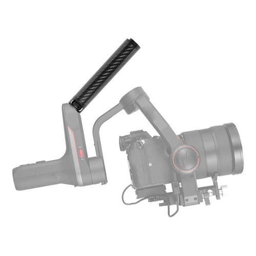 Carbon Fiber Handle Gimbal Grip Cold Shoe Mount Adapter for Zhiyun WEEBILL S LAB Stabilizer for Monitor Microphone