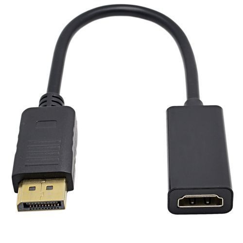 Displayport Dp to Hdmi Adapter Cable 1080P Black