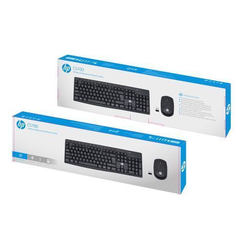 Wireless Keyboard & Mouse Bundle - Black