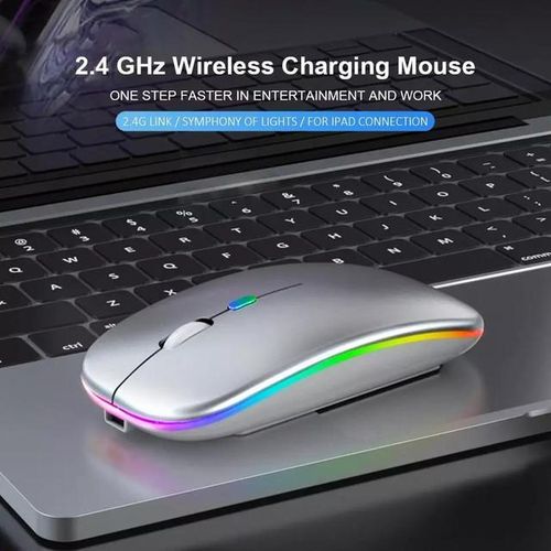 2.4G Mini Wireless Rechargeable LED RGB Optical Mouse