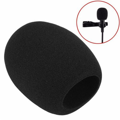 10pcs 30 x 8mm Mini Microphone Headset Windshield Foam Mic Cover Accessories NO5287